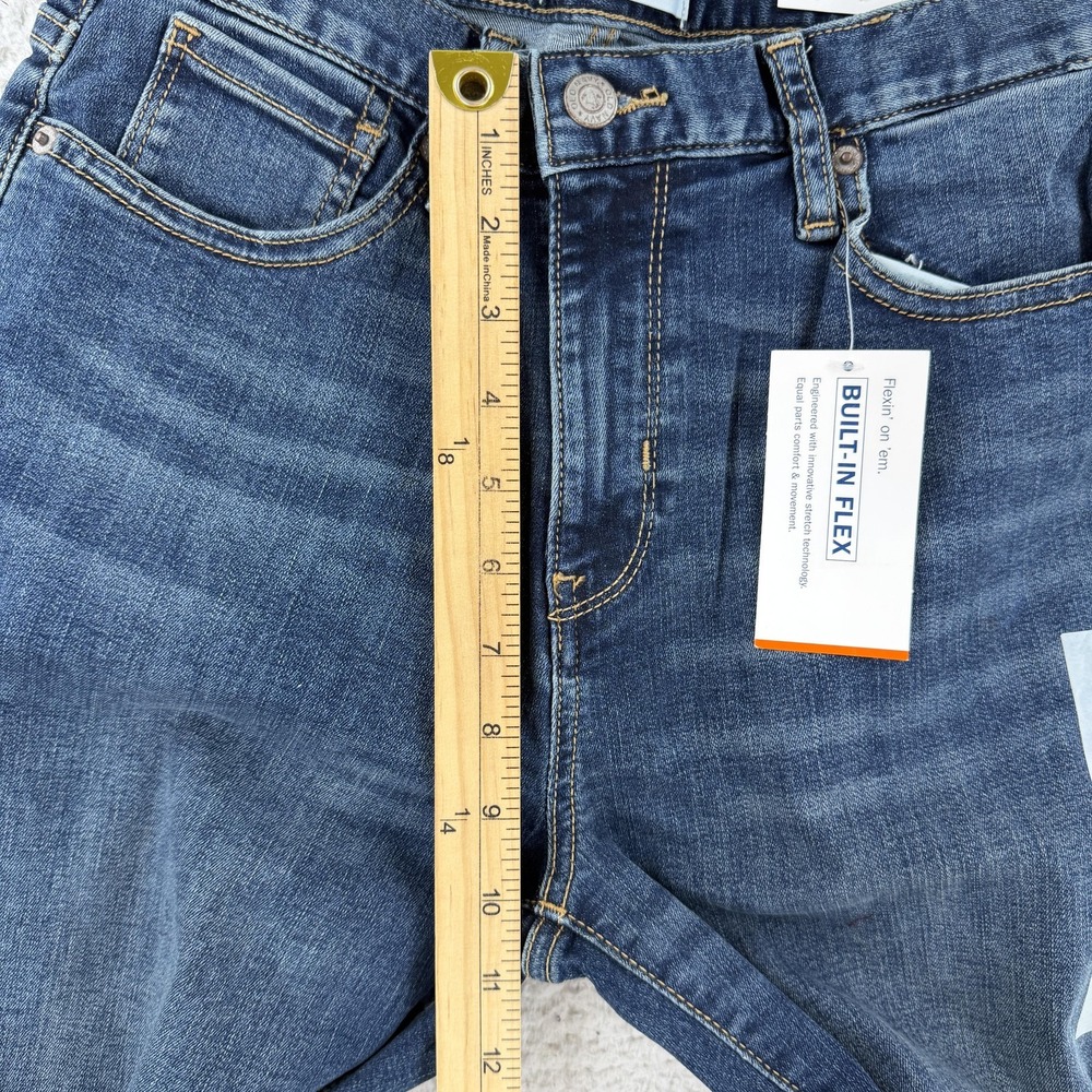 Old Navy Kids 16 Blue Boot-Cut Built-In Flex Adjustable Waist Denim Jeans - Picture 6 of 10